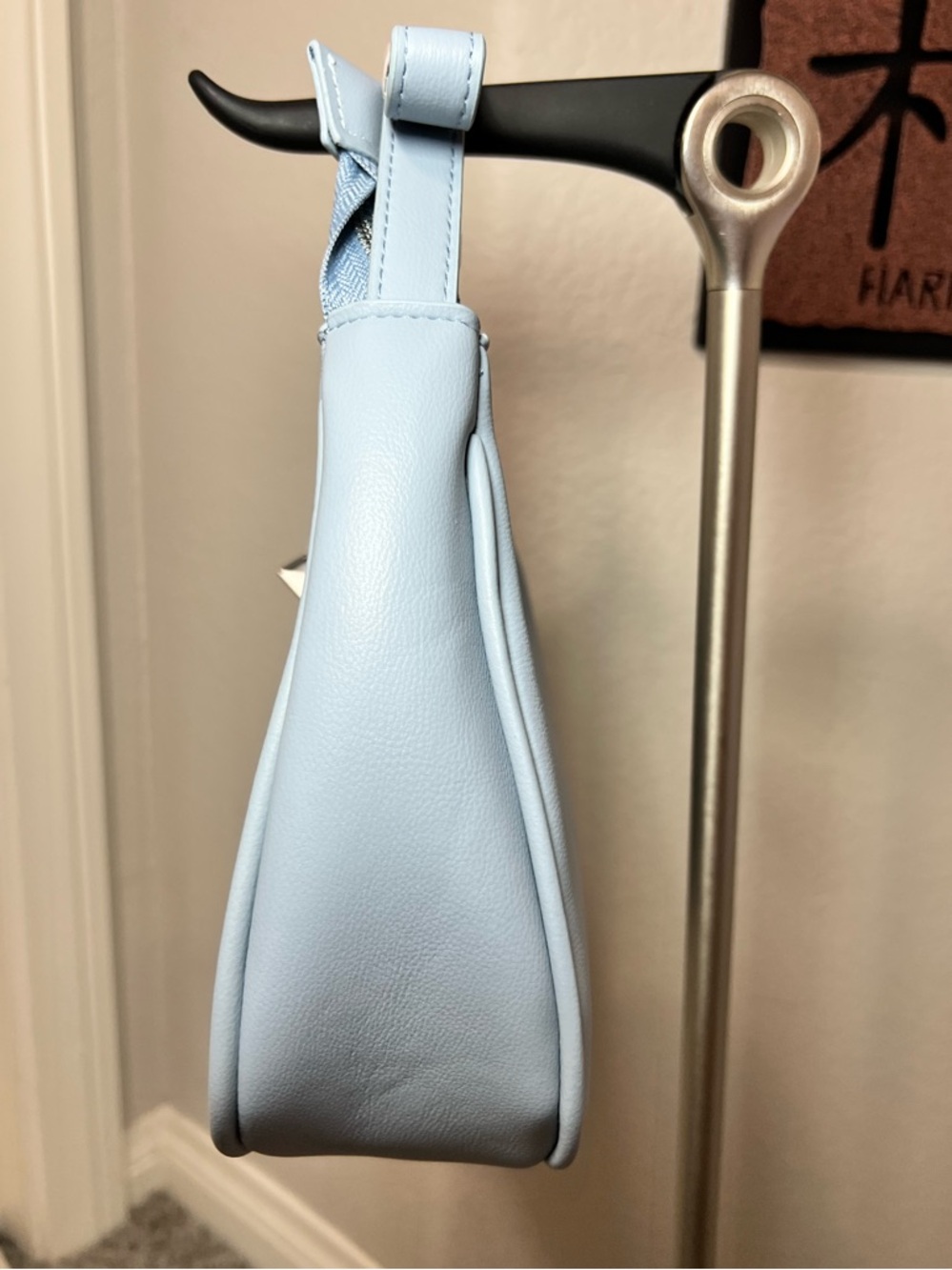 French Connection NWT $98 Sabrina  Powder Blue Shoulder Bag and Coin Purse - Picture 6 of 16